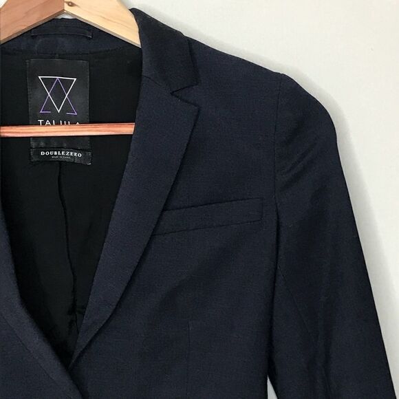 Talula Sz 00 Navy Blazer - Cute! - Picture 3 of 8